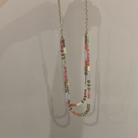 LOFT multi coloured beaded necklace - Picture 4 of 6